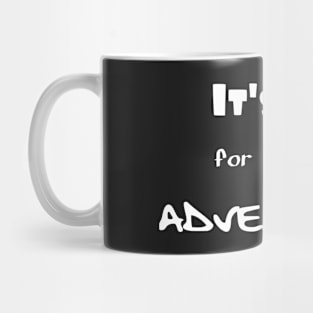 It's time for a new adventure with globe design Mug